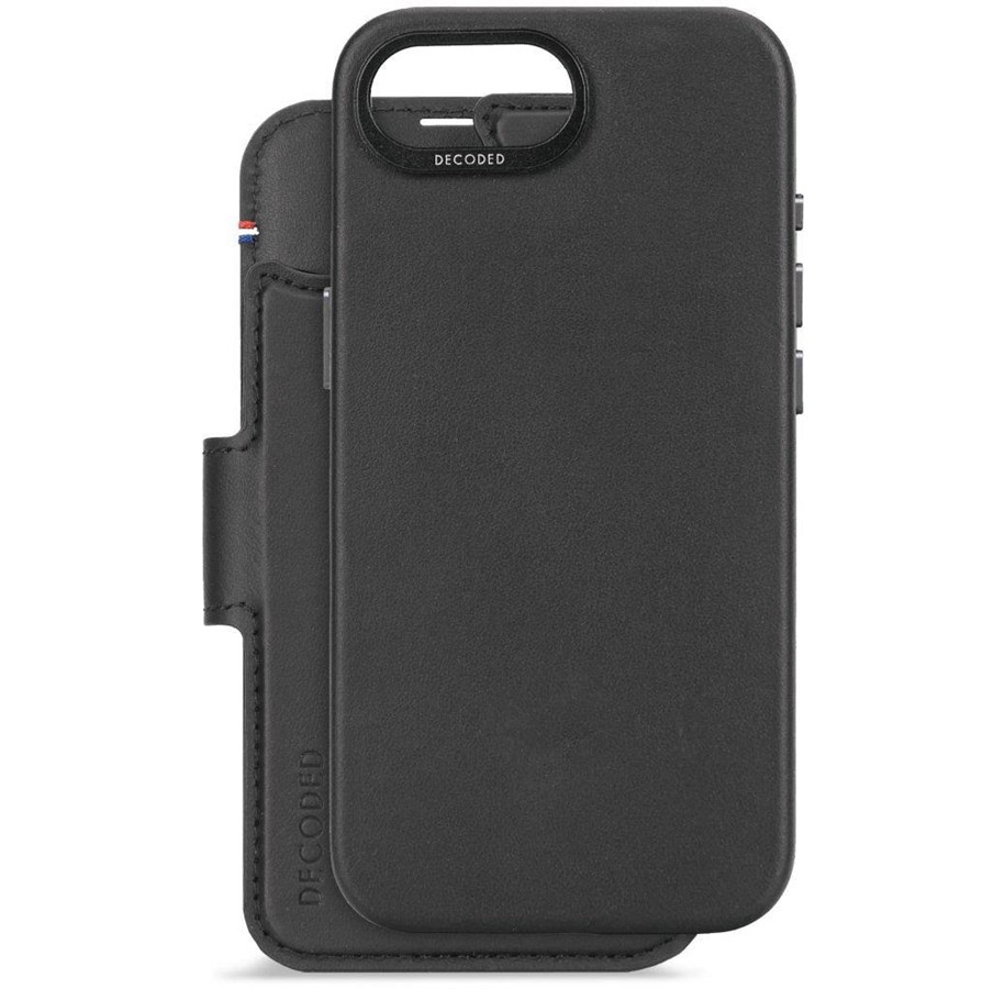Mobile - Covers & Cases - Decoded Detachable Wallet for iPhone 16e - Black - D25IPOSEDW6BK