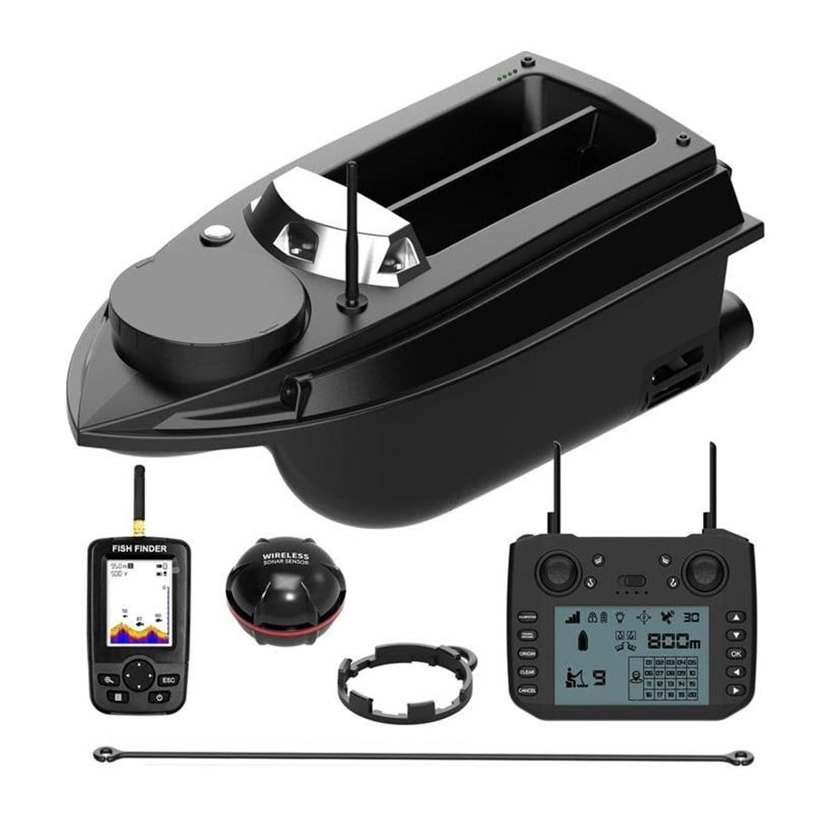 Fjärrstyrt - Flytec V030 Fishfinder 20000mah bait boat - V030-Finder