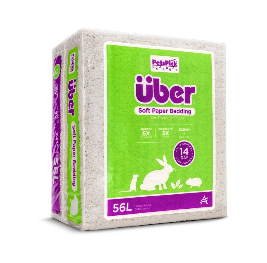 Gnagare - Über Papirstrøelse 56 L Hvid - 801000/3400PWUBPK35
