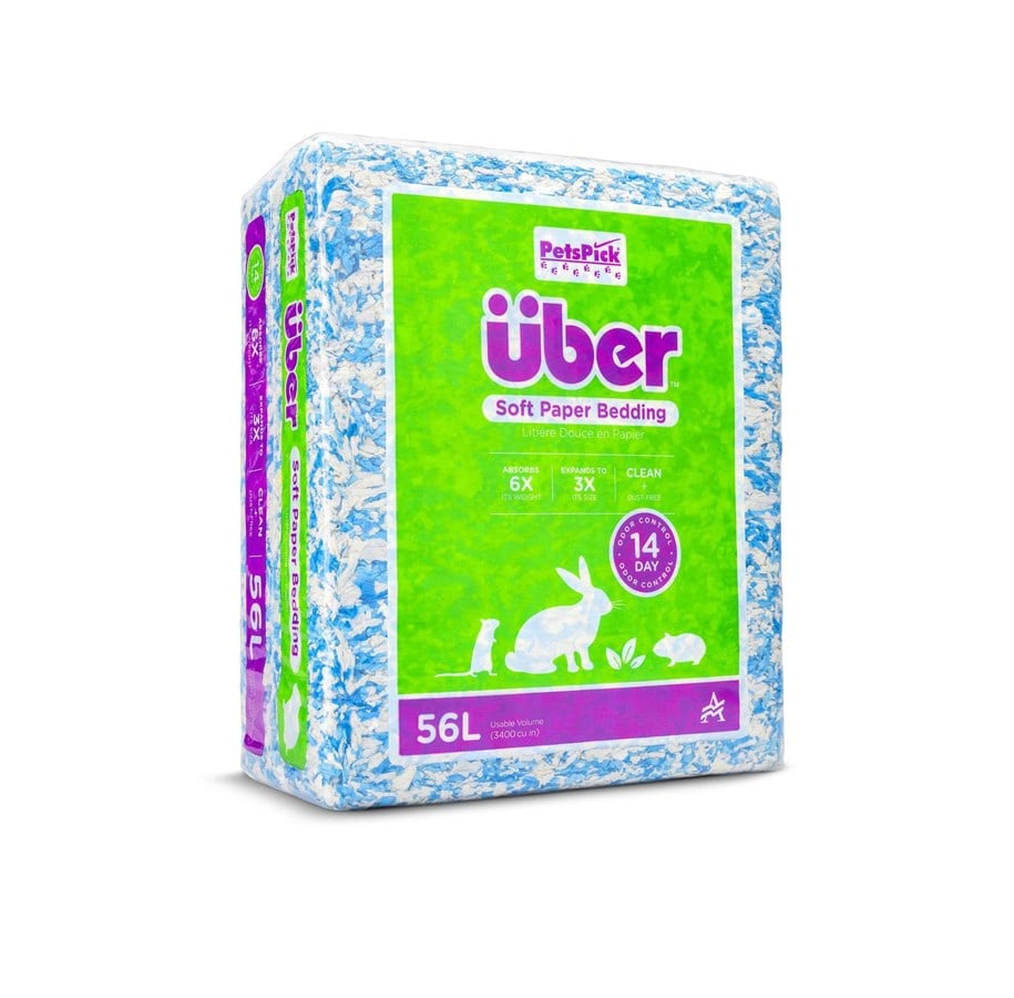 Gnagare - Über Papirstrøelse 56 L Blå/Hvid - 801000/3400PWUBPKBLU