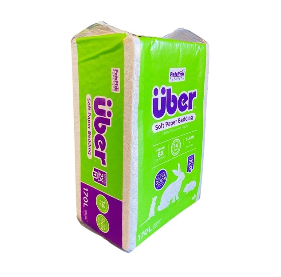 Gnagare - Über Papirstrøelse 170 L Hvid - 802.0PWUB