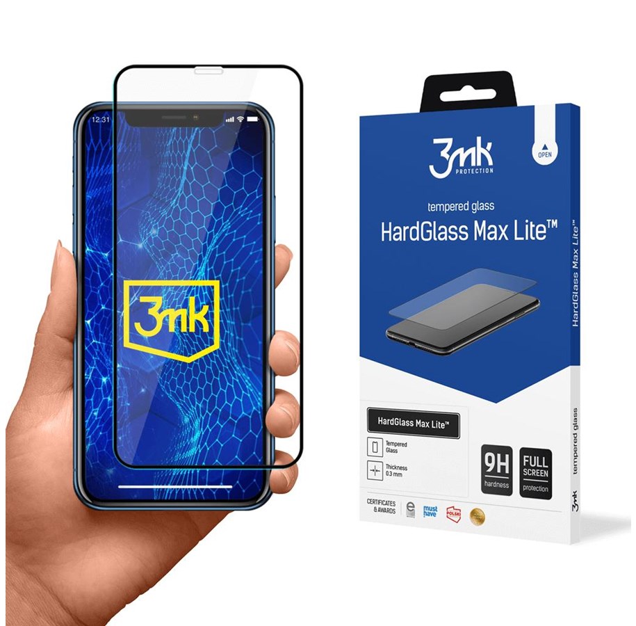 Mobiltelefontillbehör-Skyddsfilm - 3mk Apple iPhone 11 -  HardGlass Max Lite™ - 5903108133029