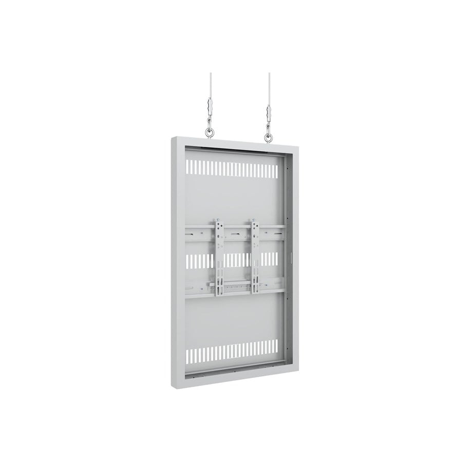 Väggfäste, AV-Möbel - Multibrackets M Pro Series enclosure - for digital signage panel - wire slim small - white - Max 40 kg - recommended for 43" - 7340234811465