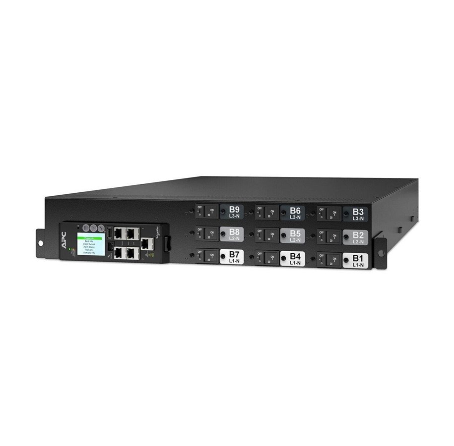 Strömkabel (extern) - APC NetShelter Rack PDU Advanced - power distribution unit - switched metered 415 V - 41400 VA - APDU11454SM