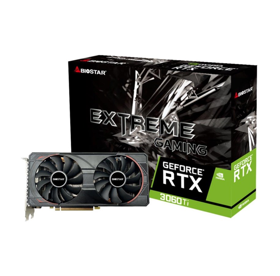 BIOSTAR GeForce RTX 3060 Ti 8GB GDDR6 RAM