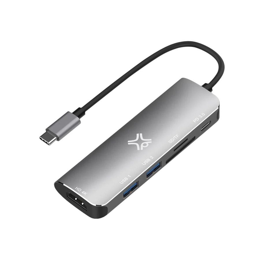 Dockning - XtremeMac - docking station - USB-C - HDMI - XWH-HUB6-13