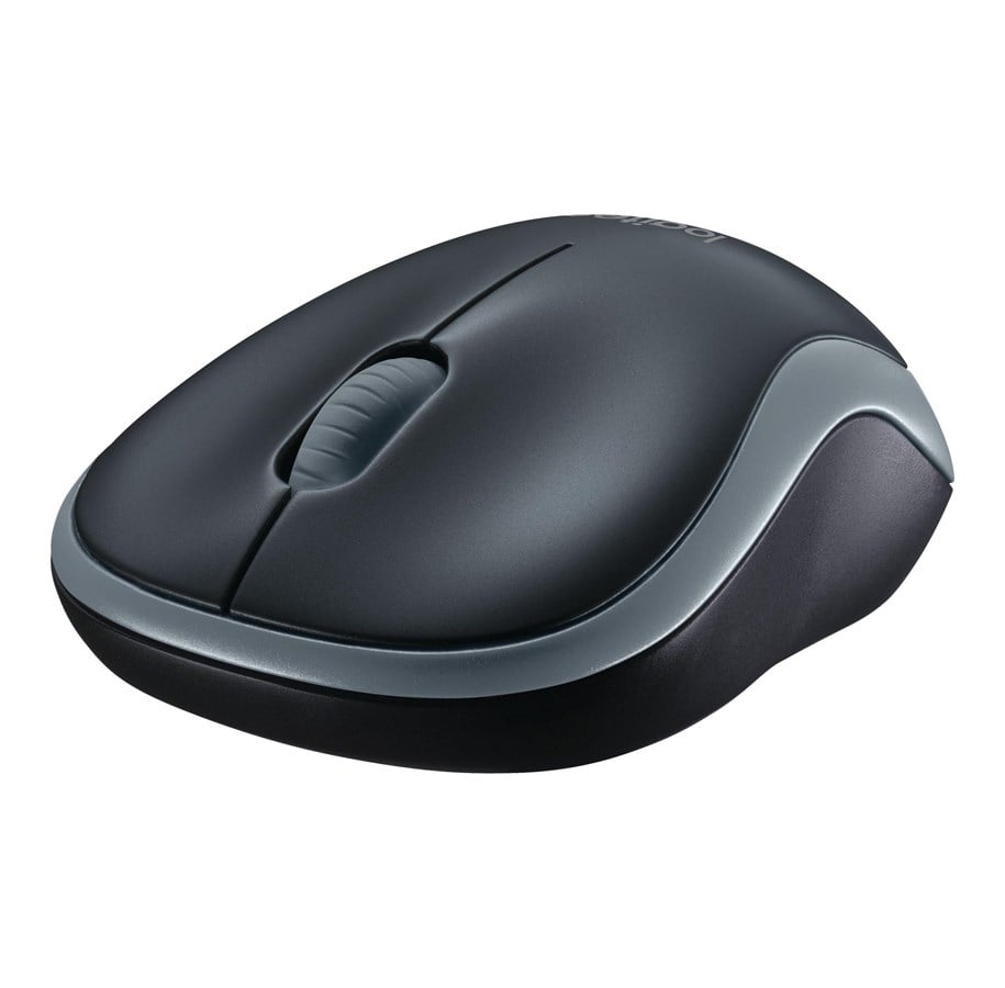 Mus - Logitech M185 - mouse - 2.4 GHz - swift gray - Mouse - Optic - 3 knappar - Grå - 910-002225
