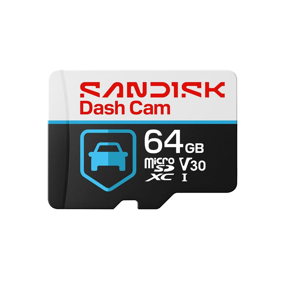 Flashram & USB Flash Drives - SANDISK Dash Cam Card microSD - 100MB/s - 64GB - SDSQQNR-064G-GU6SN