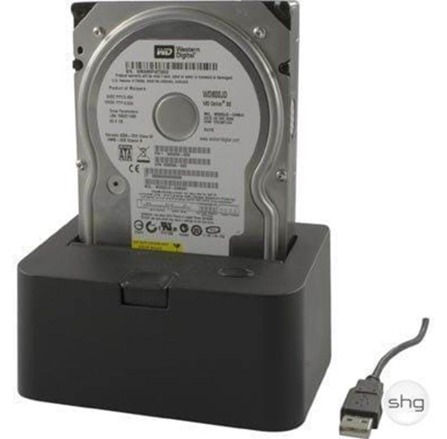 Hårddisk, tillbehör - Deltaco SI-7908US USB-hårddisk Dock - SI-7908US