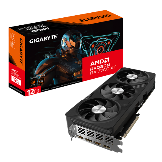 AMD Radeon™ grafikkort og emballage