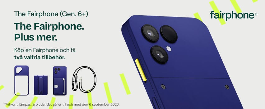 Fairphone (Gen. 6+) Lanseringskampanj - Proshop
