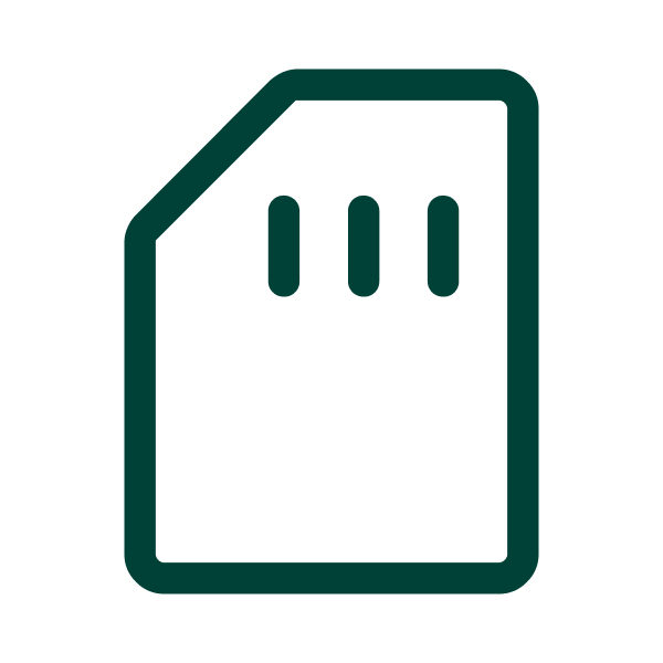 UTBYGGBART MINNE (SD-KORT) icon