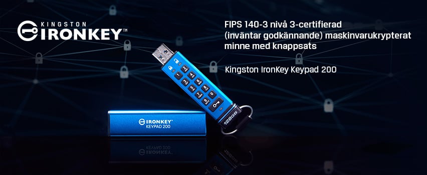 Kingston IronKey Keypad 200 - Proshop