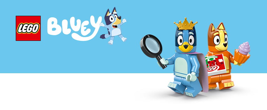 LEGO® Bluey – lek och bygg med Bluey och vännerna