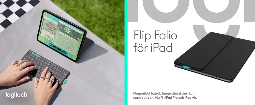 Logitech Flip Folio för iPad - Proshop