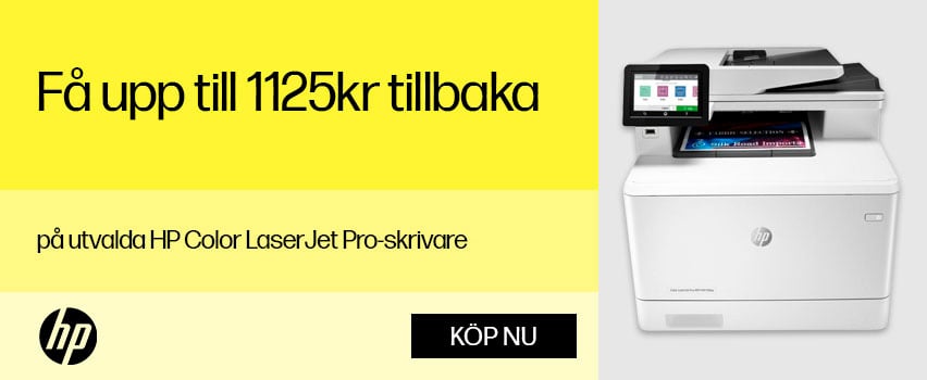 HP Color LaserJet Pro Cashback - Få upp till 1125kr tillbaka