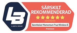 Sennheiser Momentum True Wireless 5 - Lyd & Billede - Enestående