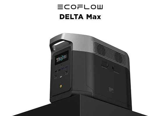 EcoFlow DELTA Max powerstation – hög kapacitet för krävande apparater och nödström