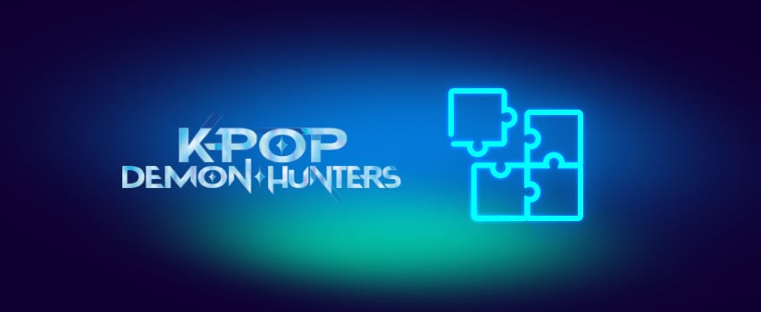 K-Pop Demon Hunters pussel – officiell Netflix merchandise för barn och familjer