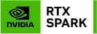 NVIDIA RTX Spark-logotyp i grönt och vitt